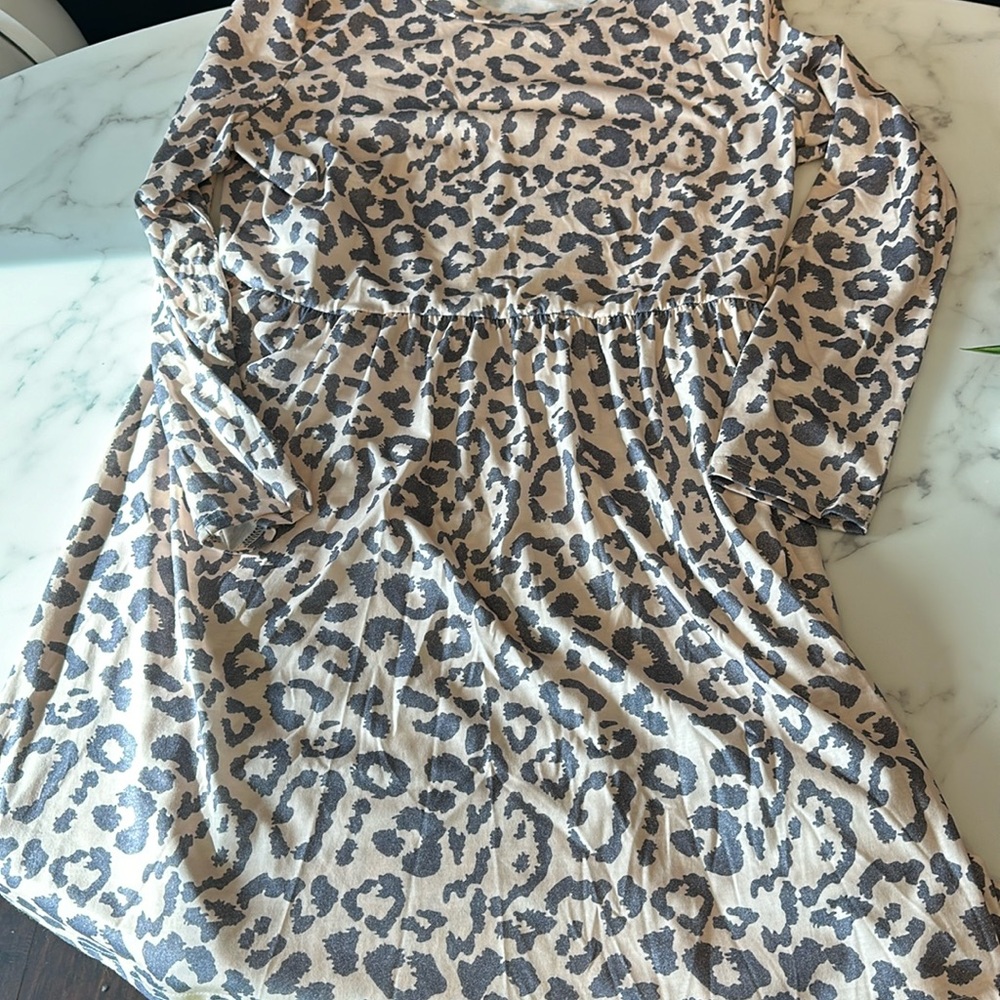 Leopard print dress
